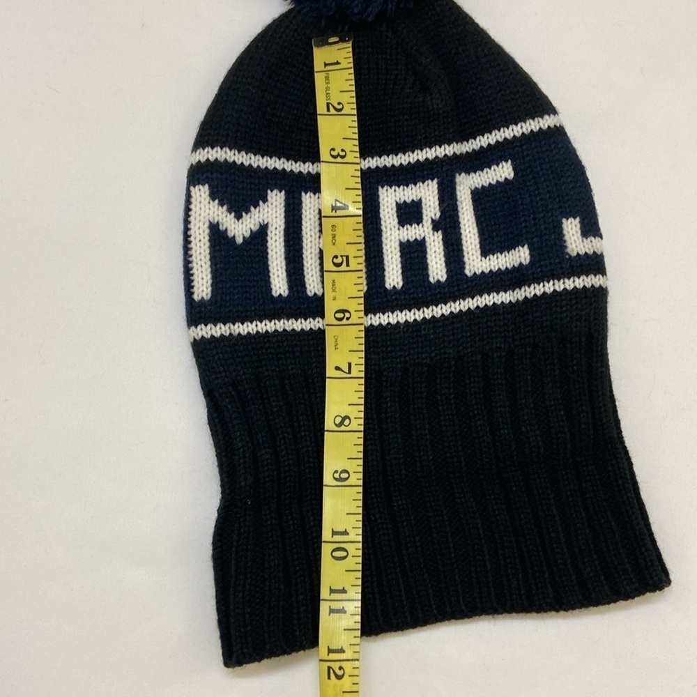 MARC JACOBS,BLACK,BLUE AND CREAM,WINTER KNIT HAT. - Picture 5 of 8